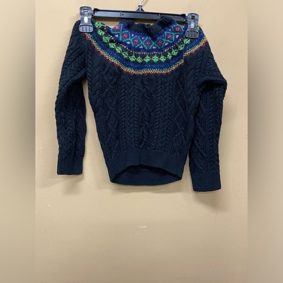 Polo by Ralph Lauren Kids Cotton Wool Nordic Fair Isle Sweater Size 6 - Picture 1 of 6